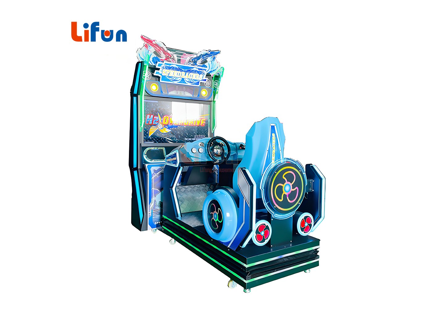 Buy H2 Overdrive Racing Arcade Game Machine | Full Motion